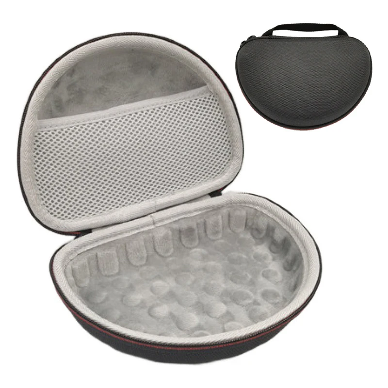 Hard Storage Case for JBL JR310BT/Tune 600BTNC/660NC/500 Shockproof Headphone Carrying Case - Black+Grey Lining