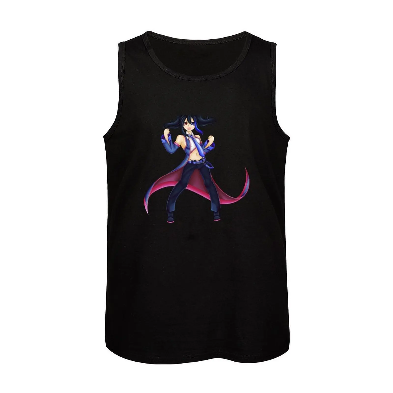 Yokune Ruko Tank Top Jaket Tanpa Lengan Rompi Kaus Gym Pria