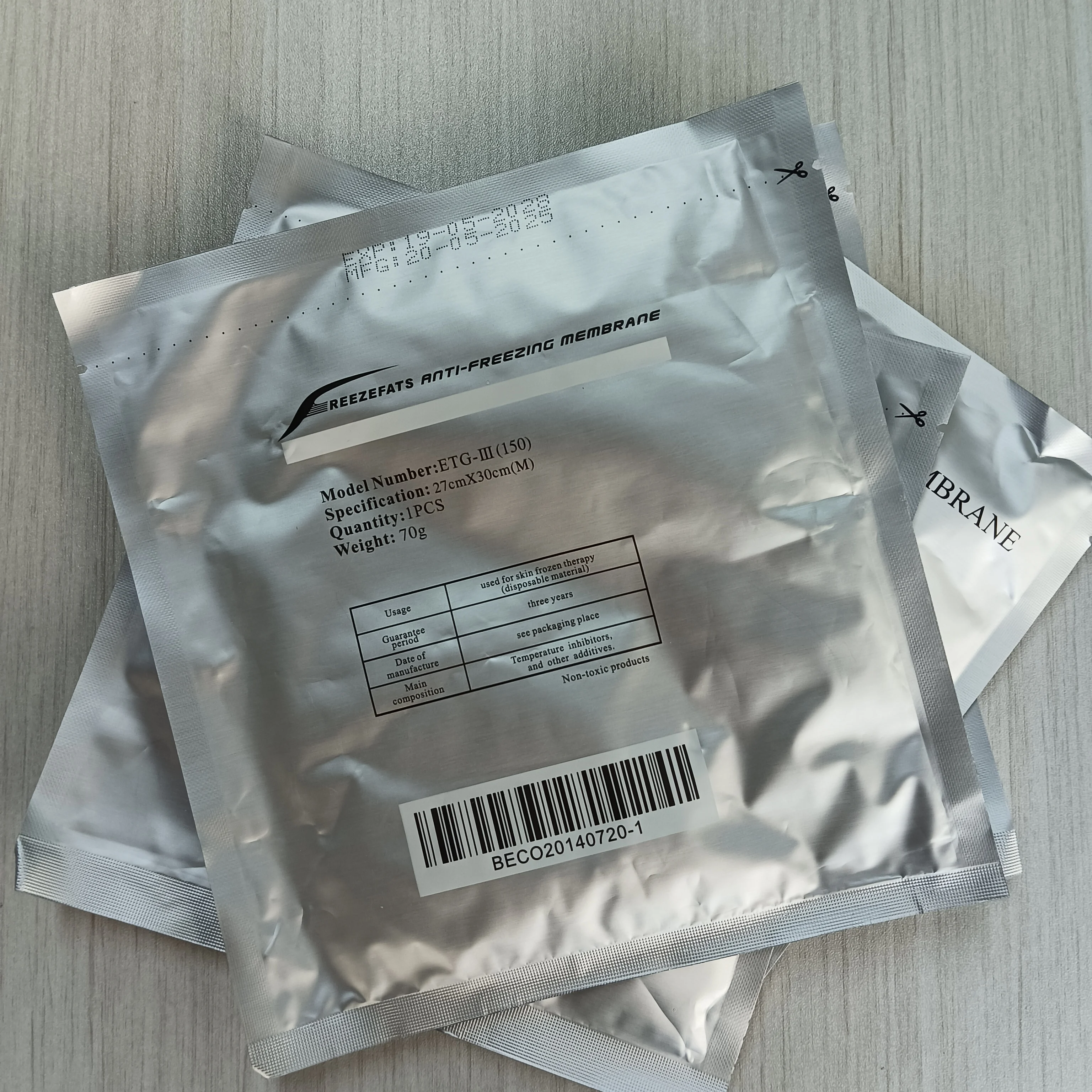 

5pcsAnti-Freeze Membranes Replacement Gel Pads Film for Cryotherapy Liposuction Freeze Cavitation Weight Loss Machine