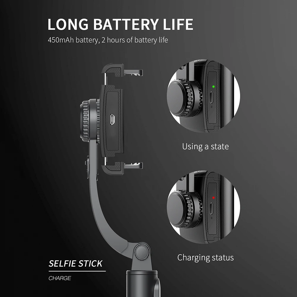 Q08 مثبت يدوي متوافق مع البلوتوث من سبائك الألومنيوم مثبت ثلاثي القوائم للهاتف تلسكوبي لتسجيل الفيديو وحامل الهاتف