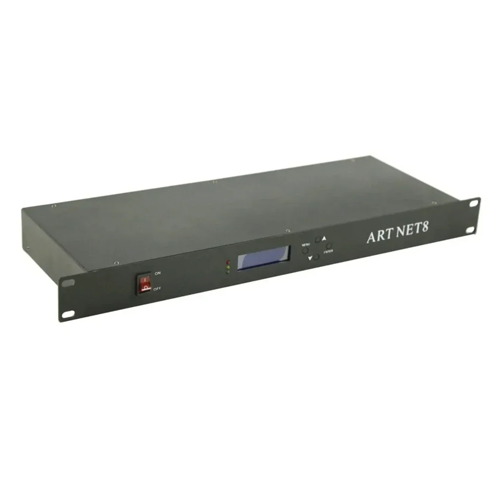 Artnet Dmx controller 8 port converter output 8*512 4096 channels 3 pin for stage DJ light control Only select 3pin artnet-dmx