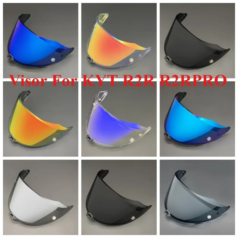 Visor For KYT R2R R2RPRO Helmet Lens Anti Fog High Impact Protection UV Cut Durable High Strength Viseira Capacete Accessories