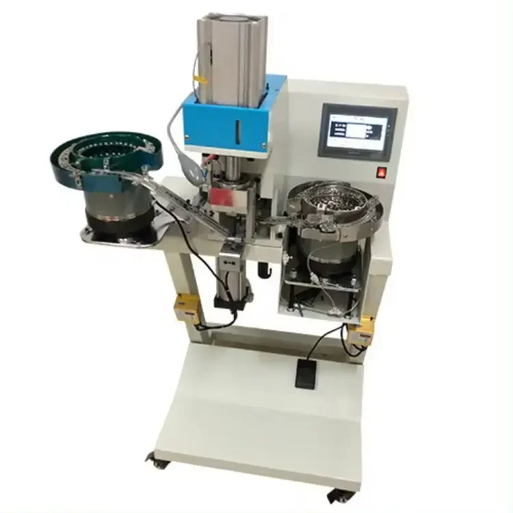 Automatic Oval Eyelet Punching and Riveting Machine for Leather Belt