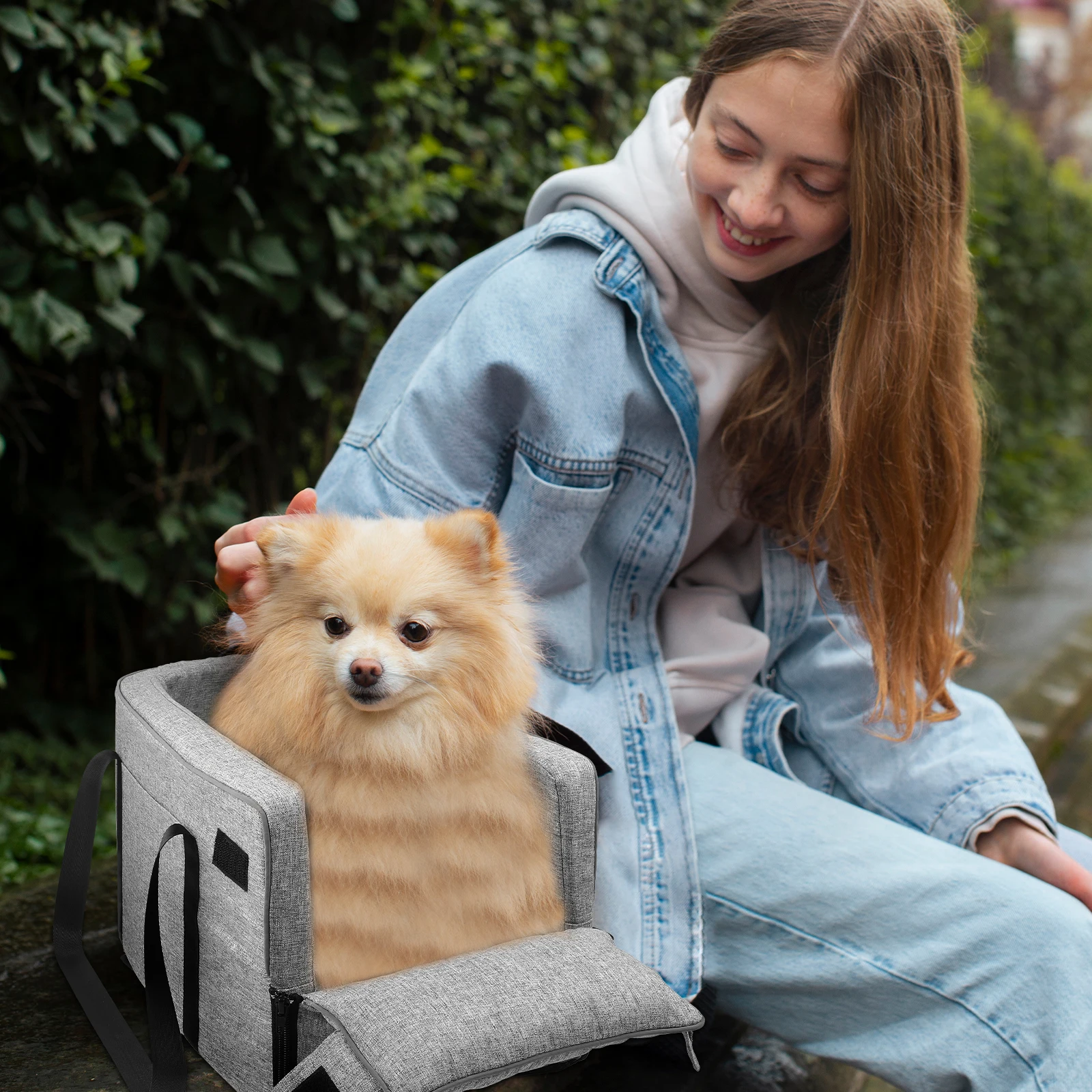 

s Pet For for Small Console Armrest Cloth Handles Portable Travel Seat For Small Seat Cover