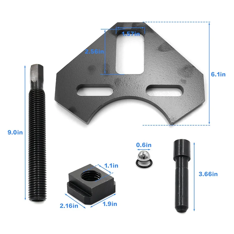 مزيل المحور AA19 40100، مجموعات أدوات إزالة المحور 40100 تناسب مجموعات محور 5 و6 و8 عروة على السيارات أو الشاحنات (سمك 1/2 بوصة) Du #6