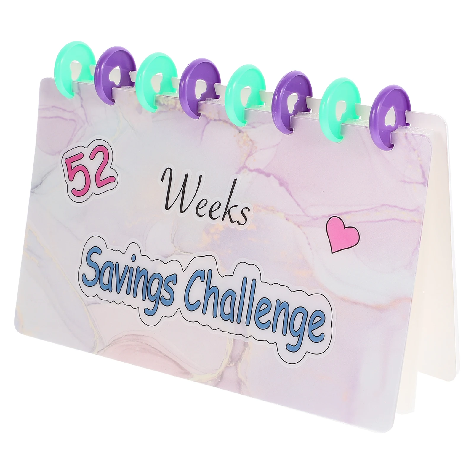

Plastic Savings Challenge Binder Loose Leaf Budget Binder Cash Notepad Pouches Budget Organizer For Cards Coins Checks Id