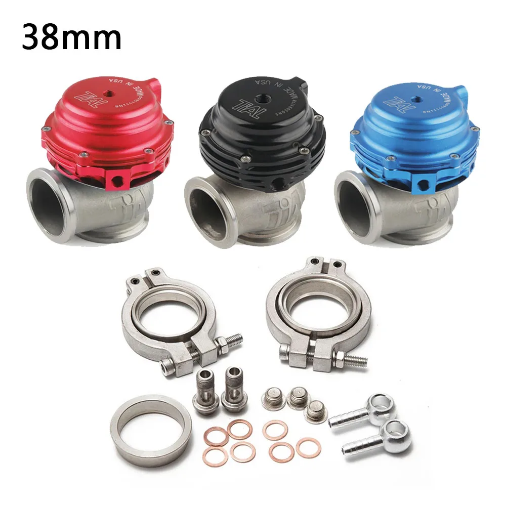 Tial 38mm V-Band Turbo Manifold Performance External Wastegate Compact Style With Logo