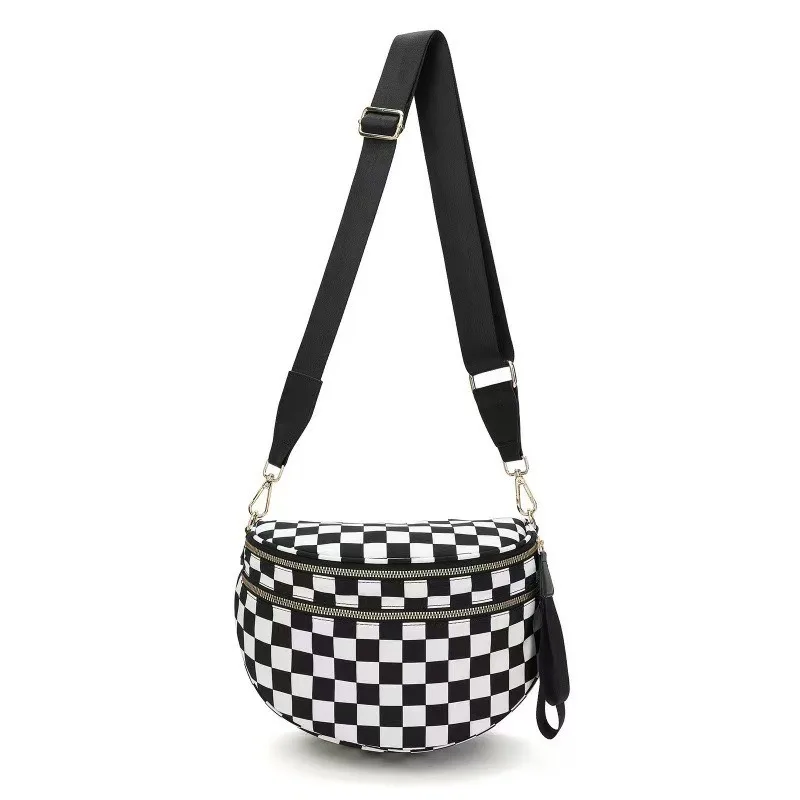 New shoulder bag, fashionable and versatile, large capacity crossbody bag, Oxford lightweight sports shell bag