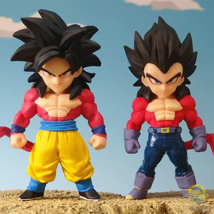 CANDY TOY Dragon Ball Super Saiyan Sun Goku Blue Hair Vegeta Buu Sun Gohan Action Figure Model Toys