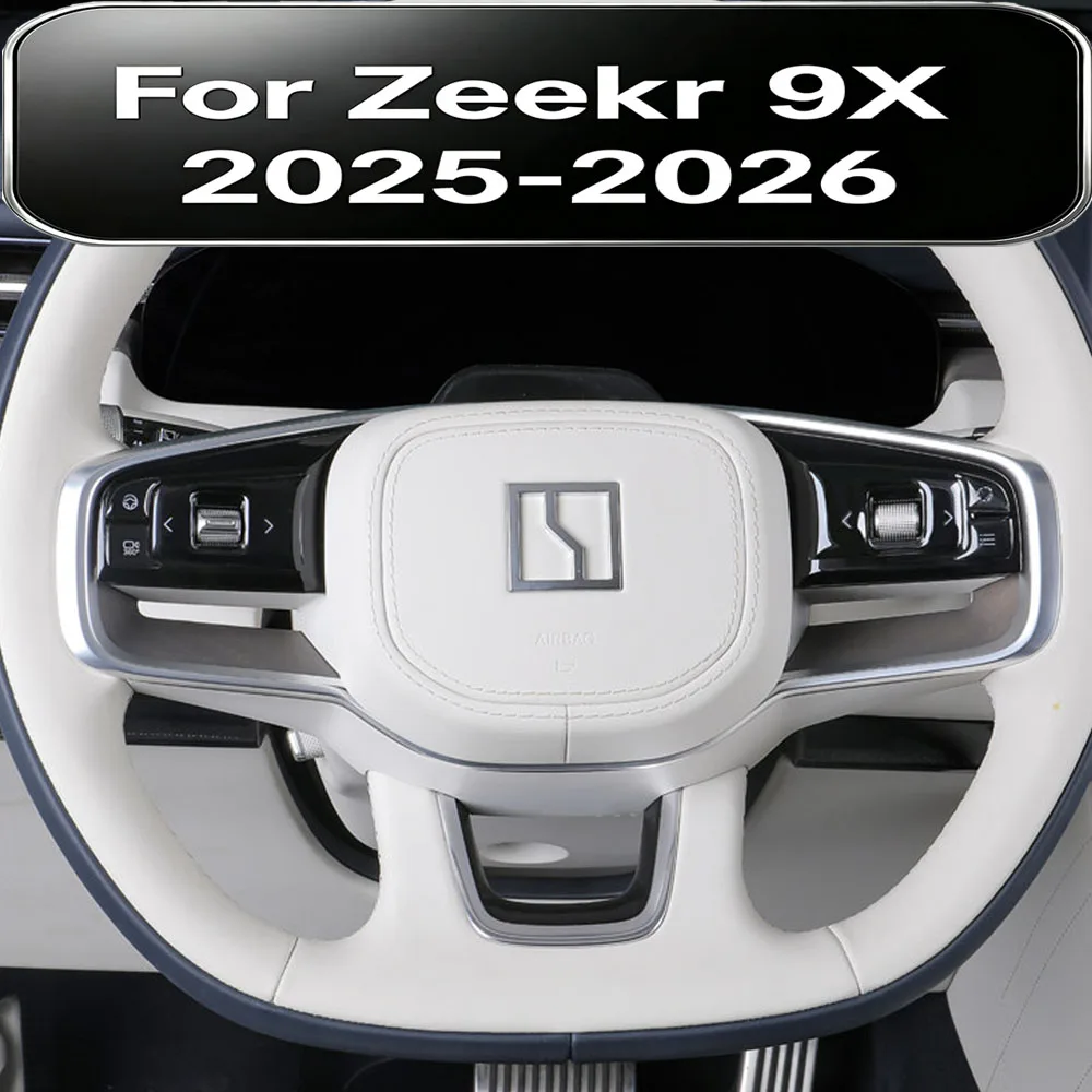 For Zeekr 9X 2025-2026 Center Console Button Clear Epoxy Sticker Steering Wheel Switch Transparent Protector Lift Seat Adjuster