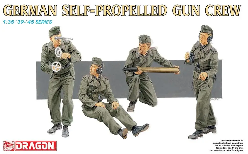 

DRAGON 6367 1/35 German Self-Propelled Gun Crew Model Kit