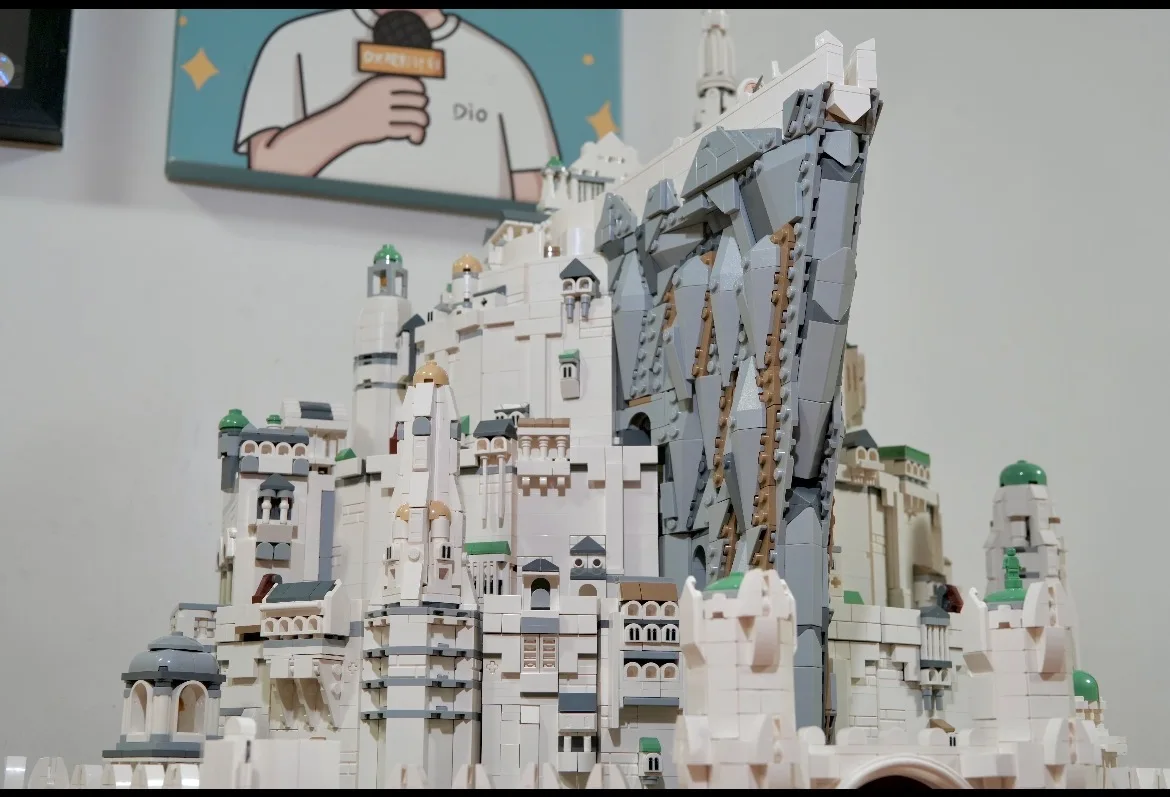 2026 Beliebter Klassischer Film 8278 Teile Mystisches Weißes Schloss Bausteine 3D Puzzle Modell Spielzeug als Dekoration Geburtstagsgeschenk