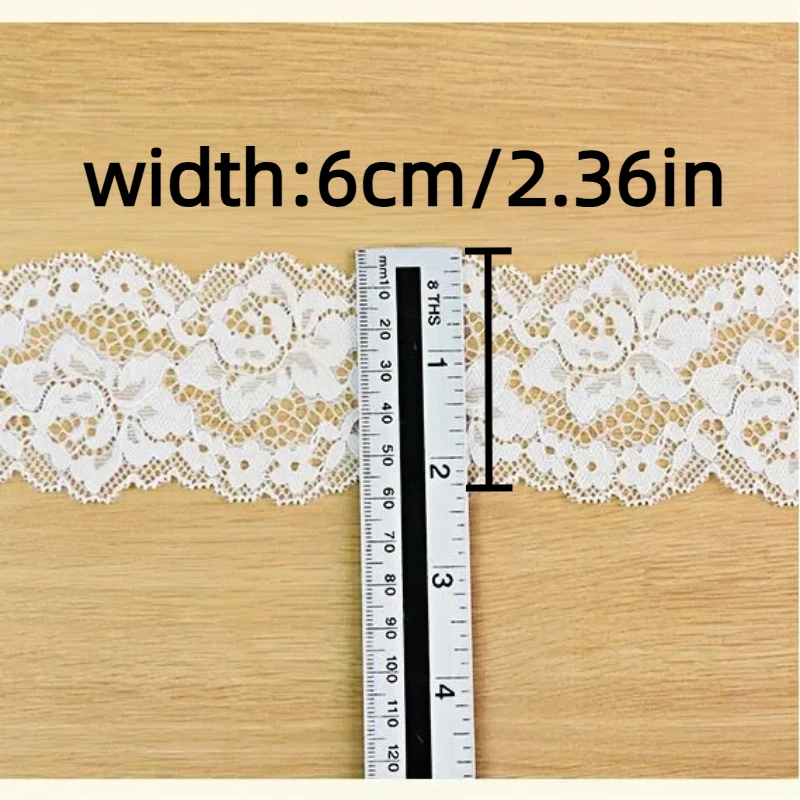 レーストリム 5ヤード 幅2.36インチ 縫製工芸品 洋裁 - Guipure Lace Panel のレビューと価格