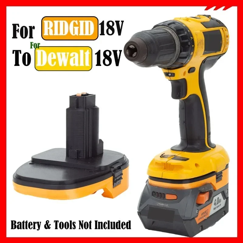 Conversor Adaptador de Bateria para Dewalt Ferramentas sem Fio Funciona com Ridgid Aeg 18v Xrp Ferramentas Não Incluídas e Bateria