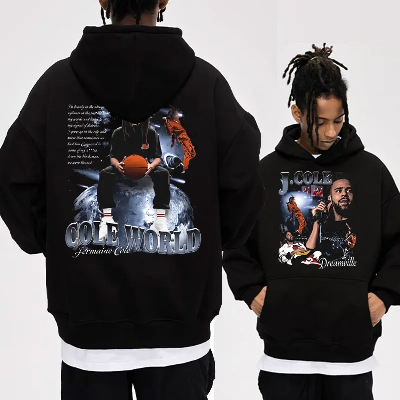 

Rapper J Cole World Graphic Hoodies Fashion Spring New Hooded Sweatshirts Oversized Vintage Unisex Y2k Streetwear Pullover Male