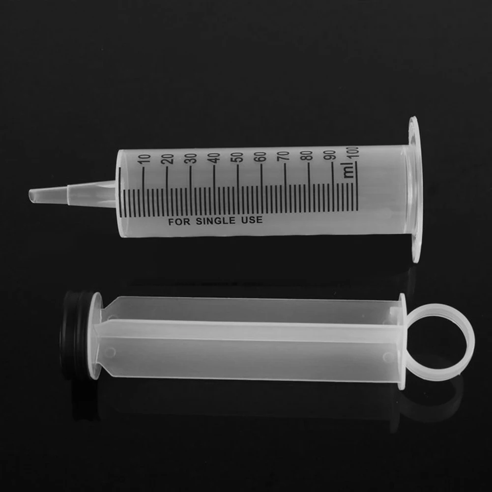 1-5PCS 60-150ml Syringe Reusable Plastic Pump Nutrient Measuring Meat Syringe Injector for Home Kitchen Dining Accessories