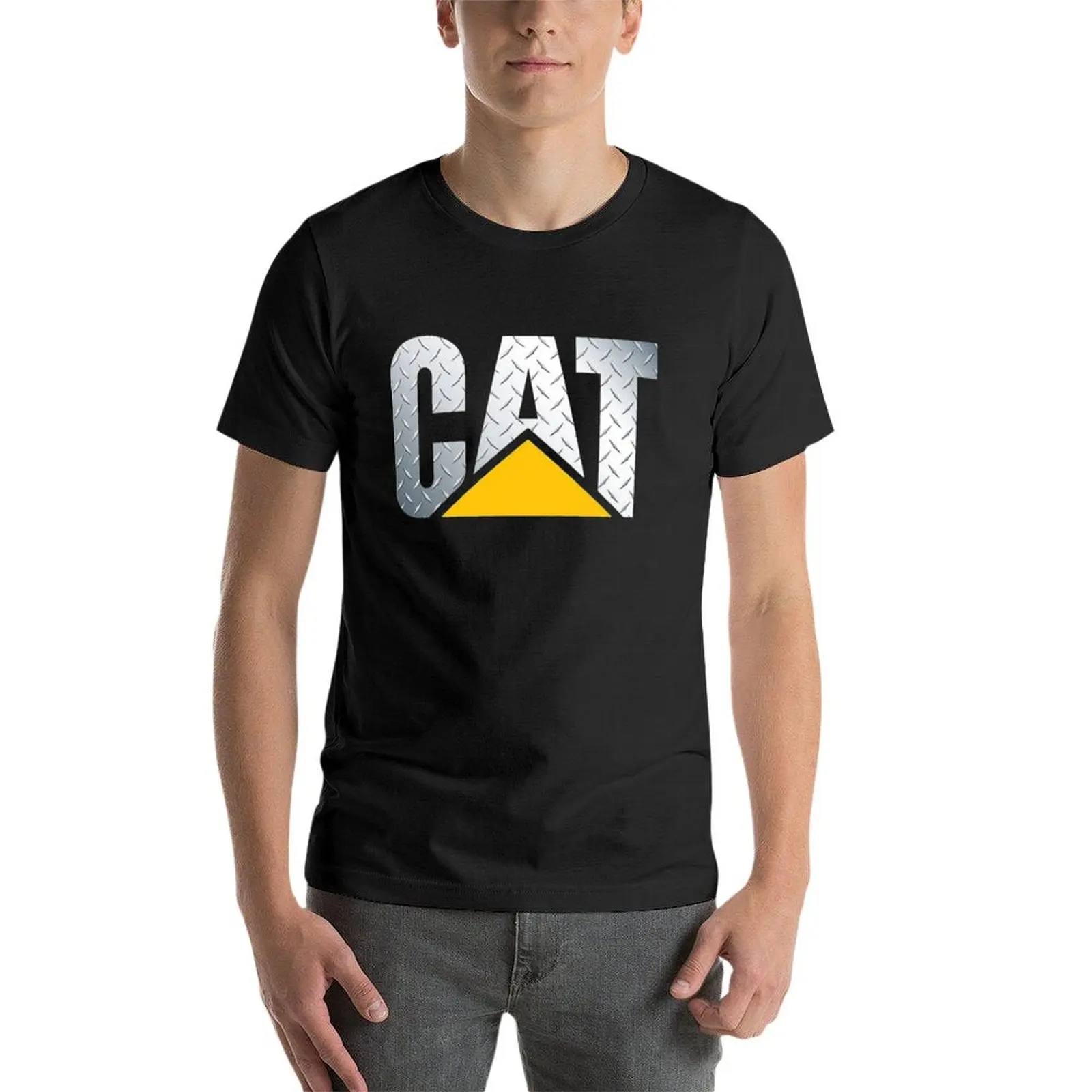 CAT Diamond Plate T-Shirt vintage clothes shirts graphic tees boys animal print tshirts for men