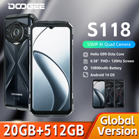 [World Premiere] DOOGEE S118 Rugged Smartphone 20GB(8+12GB Extended) 6.58\