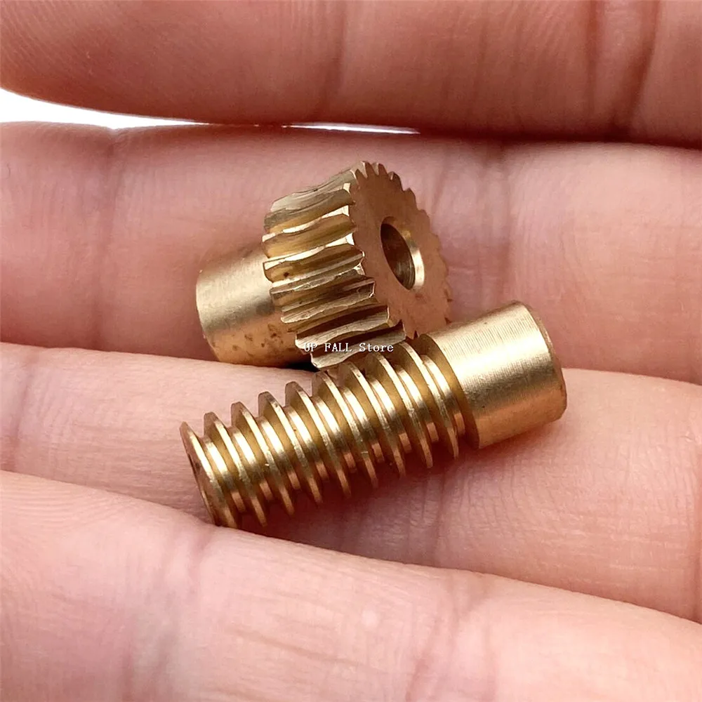 0.5M 20T 1:20 Copper Worm Gear Set Combination matching 3/4/5/6mm