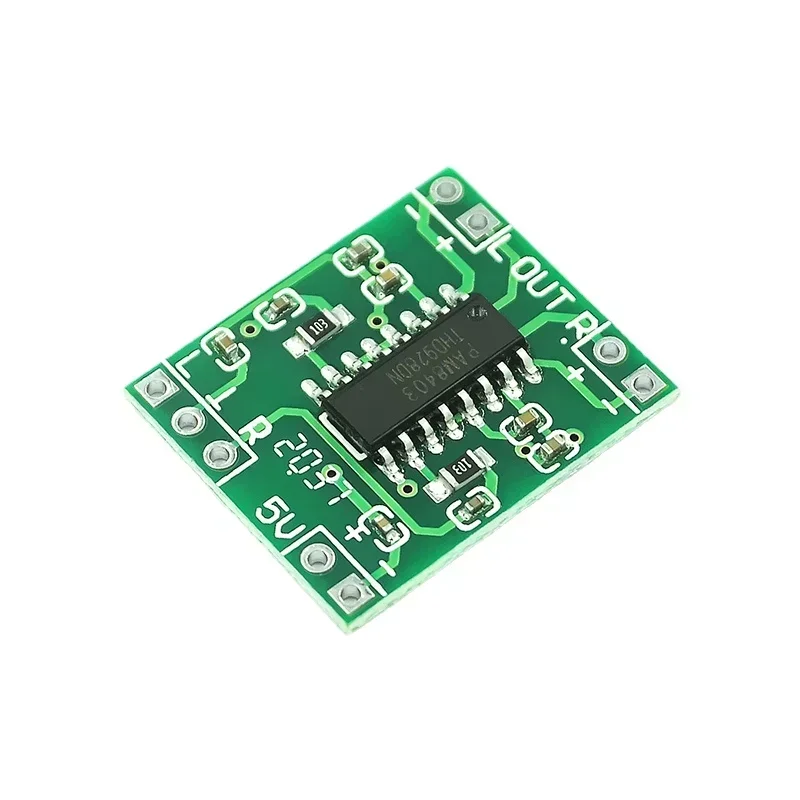 Bluetooth 5.0 PAM8403 MINI Digital Amplifier Board 2 * 3W Class D Digital DC 2.5V To 5V Power Speaker Module With Potentionmeter