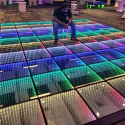 3D infinity led mirror dance floor