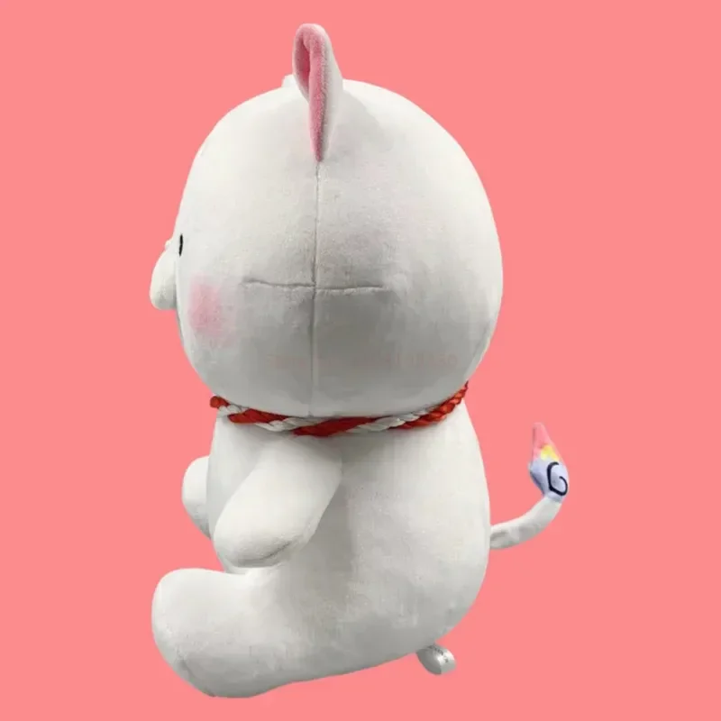 25cm Game Vtuber Hololive Sakura Miko White Cat Soft Plush Stuffed Doll  Props Halloweengift Plushie Toy Mascot Pillow