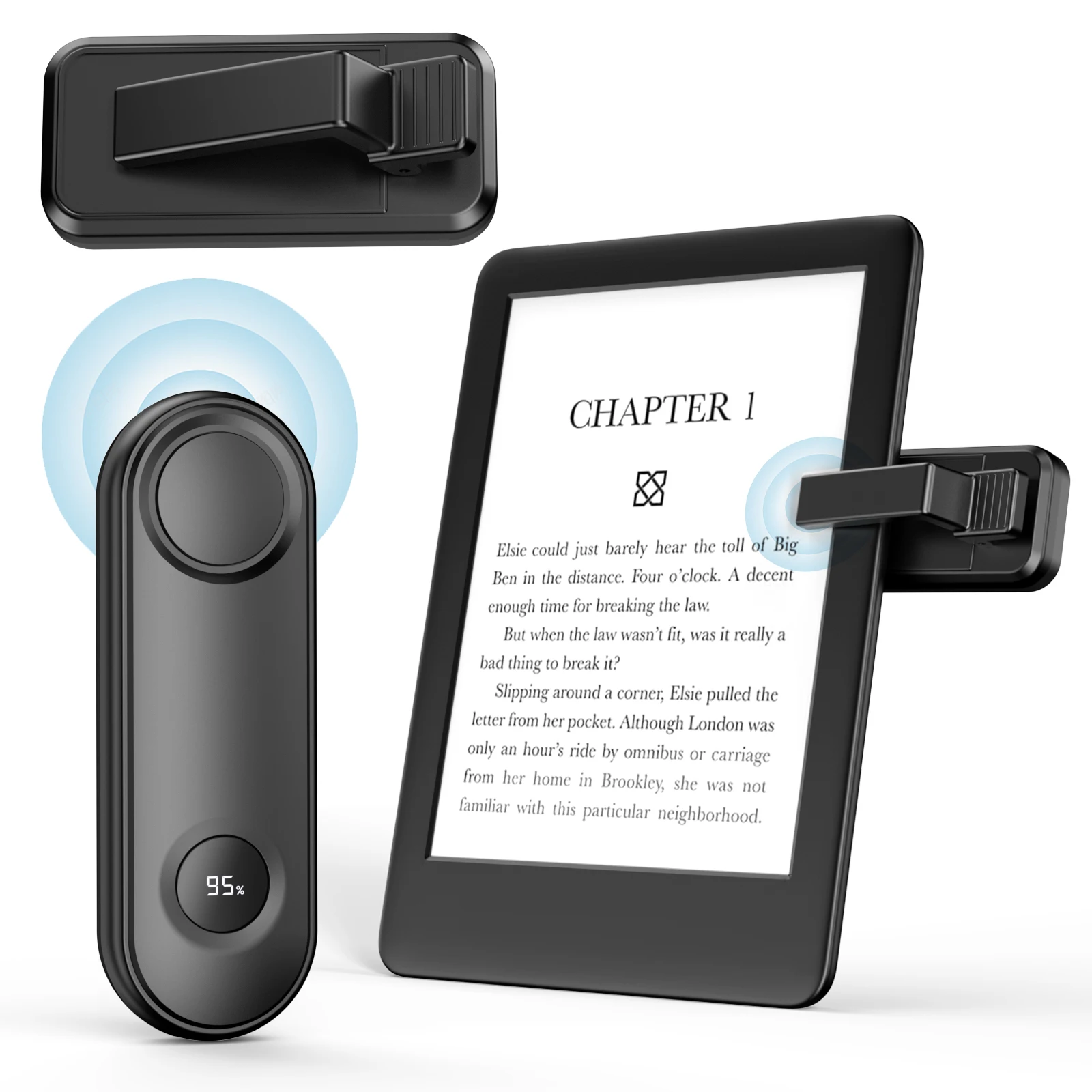 

MoKo Remote Control Page Turner for Kindle Paperwhite Oasis Kobo eReaders,Clicker Page Turner for iPad/Kindle/Tablets/Phones