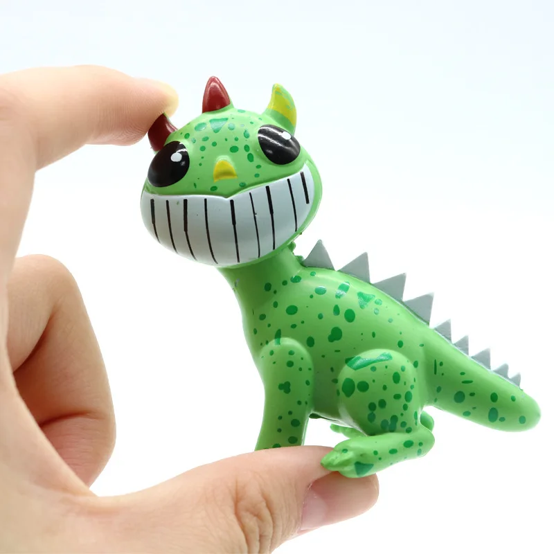 Leão piano dragão bobby 4 gato sorridente animais figura de ação designer brinquedos decoração desktop alívio do estresse gadget presentes para crianças