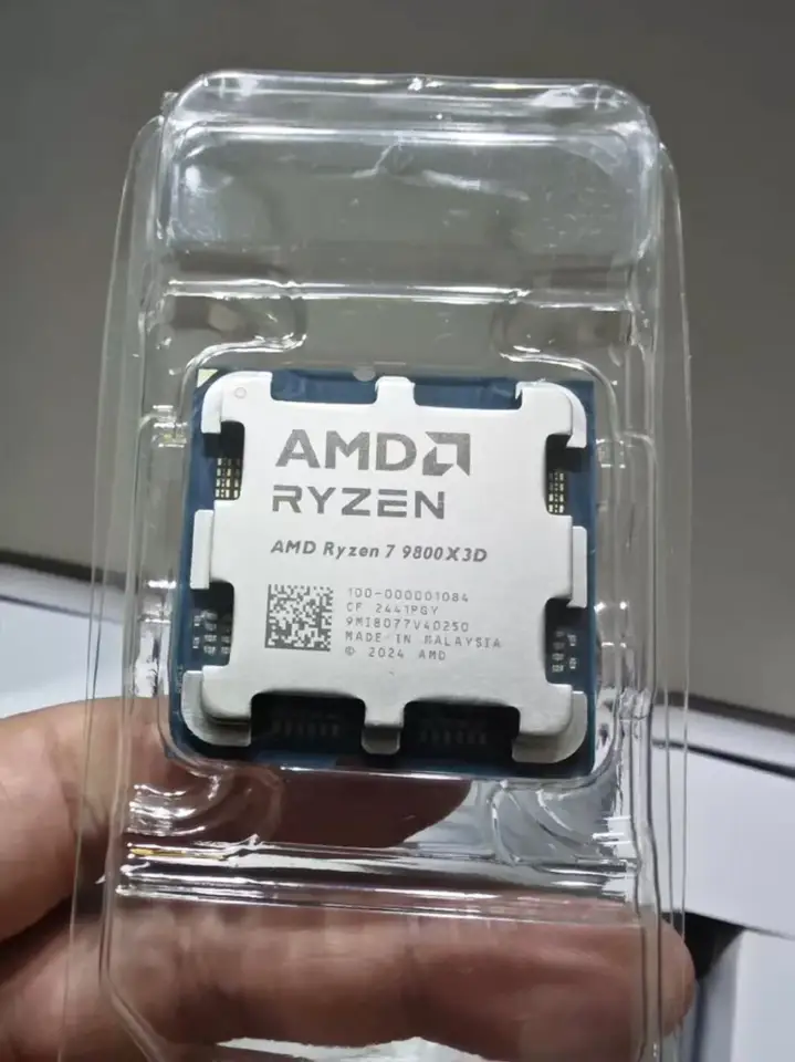 CPU Ryzen 7 9800X3D BOX AMD Ryzen 7 9800x3d socket AM5 8 core 16 thread gaming cpu Oem