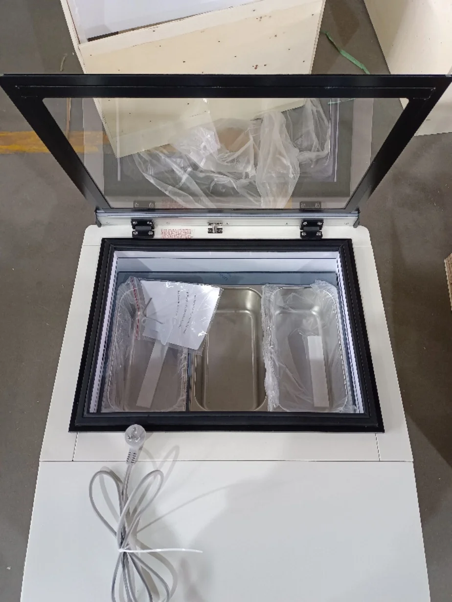 رائجة البيع المحمولة منضدية جيلاتو الآيس كريم عرض الفريزر الثلاجة ضاغط تستقيم كهربائي للأعمال