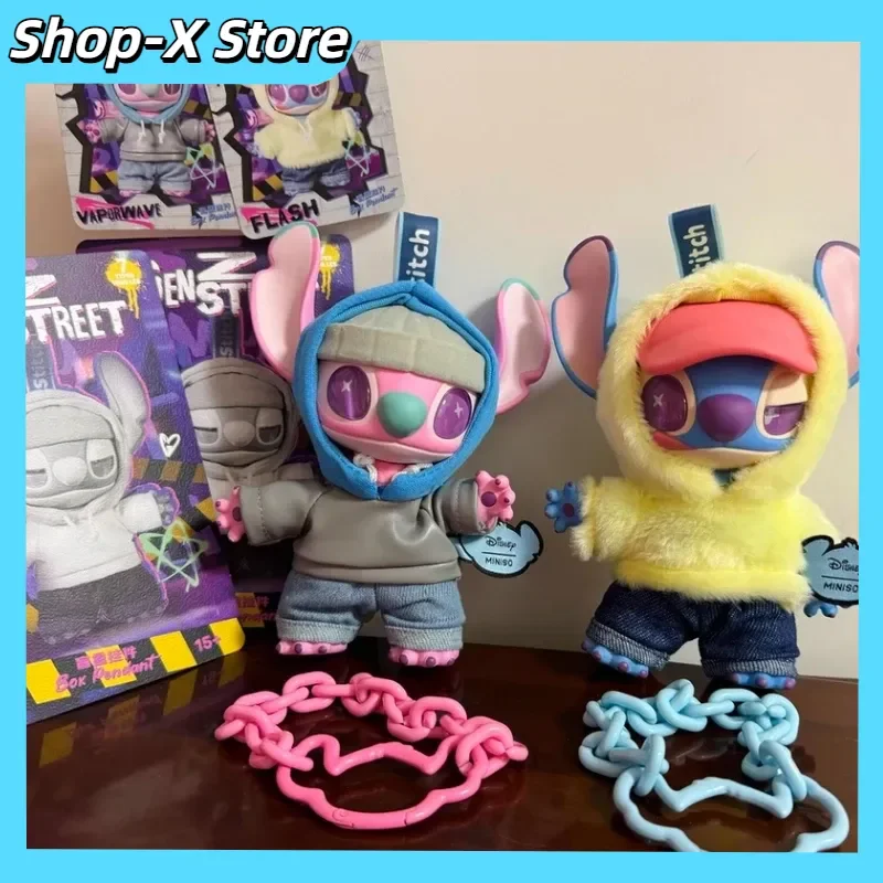 

Stitch Blind Box Kawaii Рисунок - резиновый виниловый плюшевый брелок, модный декор стола для коллекционеров Gen Z