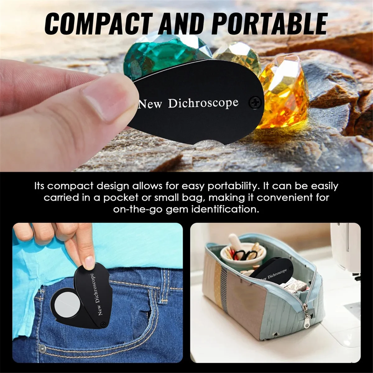 【Livraison-Vasso!】Dicroscopio portatile