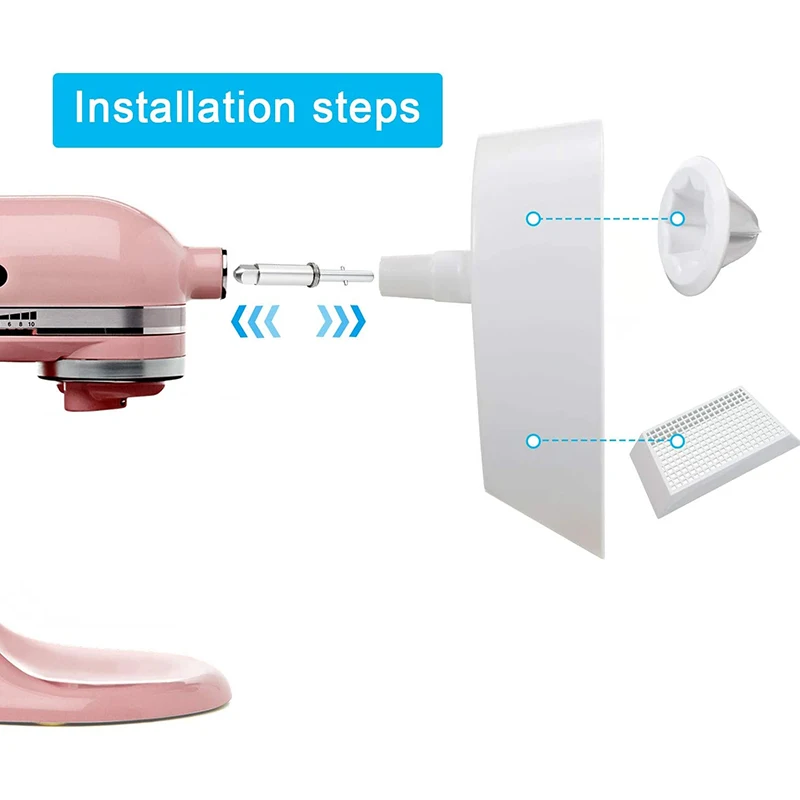 น้ำสิ่งที่แนบมาสำหรับเครื่องผสมอาหาร Kitchenaid (4.5QT/5QT) เครื่องคั้นน้ำผลไม้ Citrus ผสมสิ่งที่แนบมา Reamer เครื่องล้างจานปลอดภัย