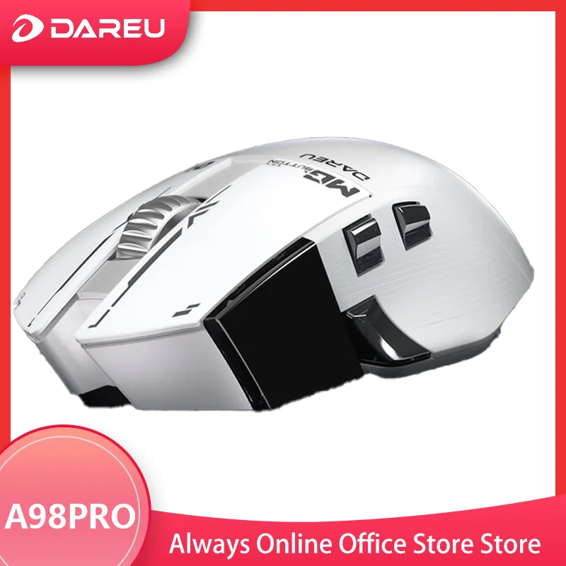 

Dareu A980 Pro Max Tri-mode Wired 8K wireless 4K Mouse PAW3395 sensor Ergonomic Bluetooth e-sports gaming mouse PC Accessories