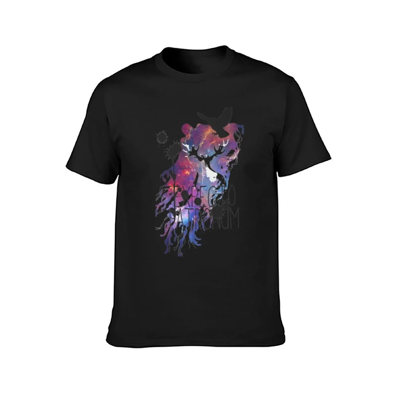 Expecto Patronum Owl Magic Silhouette T-Shirt summer tops customs design your own t shirts for men graphic