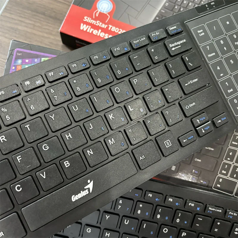 Teclado sem fio mudo para notebook de computador desktop sensível ao toque