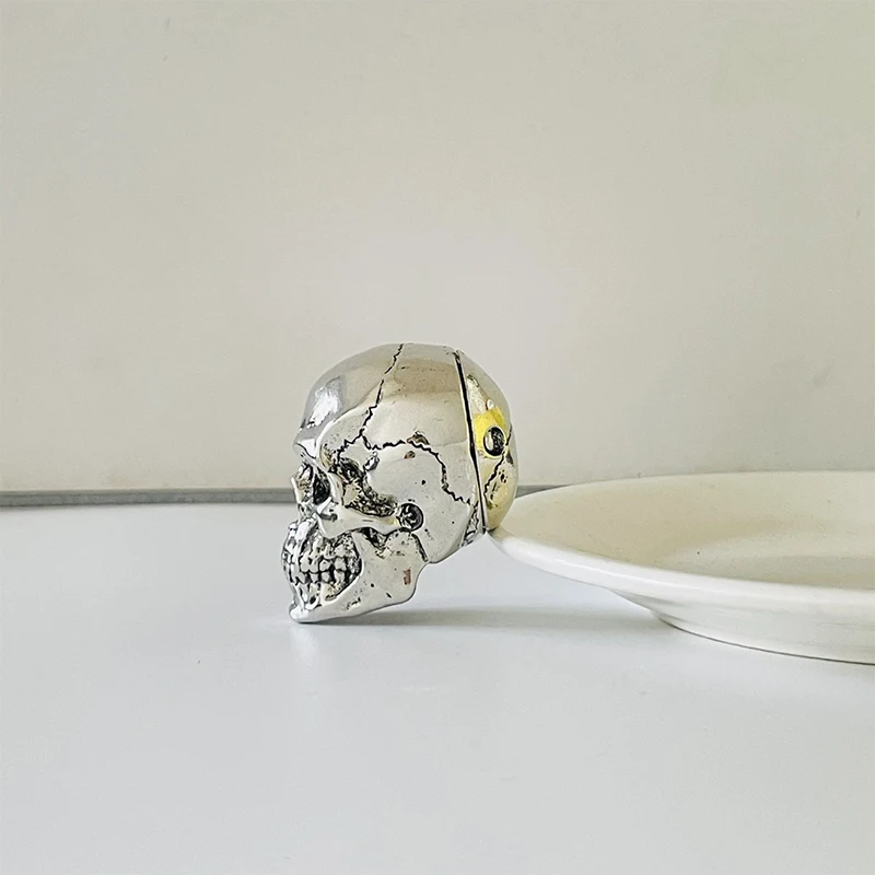 Metall-Totenkopf-Schlüsselzubehör Universelle Modifizierte Schlüsselabdeckung für Motorräder für die meisten Schlüssel – Detail 6
