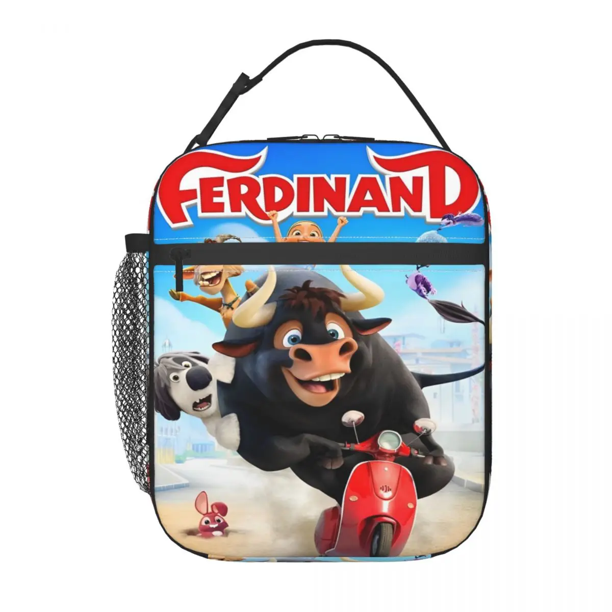 

Ferdinand Anime Cartoon Kids Movie Insulated Lunch Bag Food Bag Portable Thermal Cooler Lunch Boxes For Work