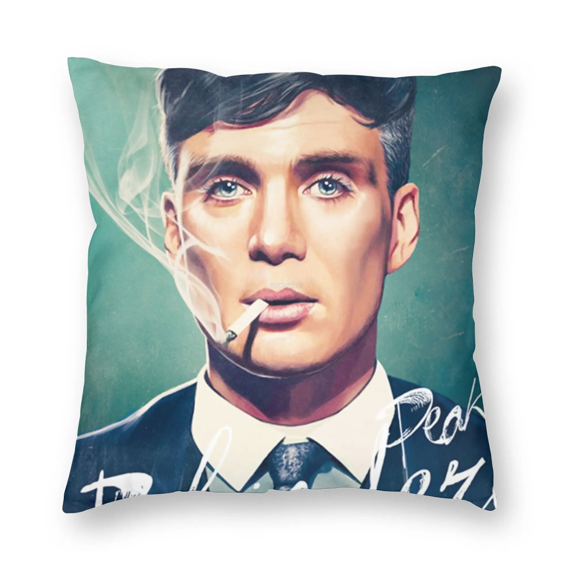 P-Peaky Blinders Tommy Shelby Pillowcase Soft  Cushion Cover Decor Arthur  Tommy Shelby Throw Pillow Case Cover Home Square
