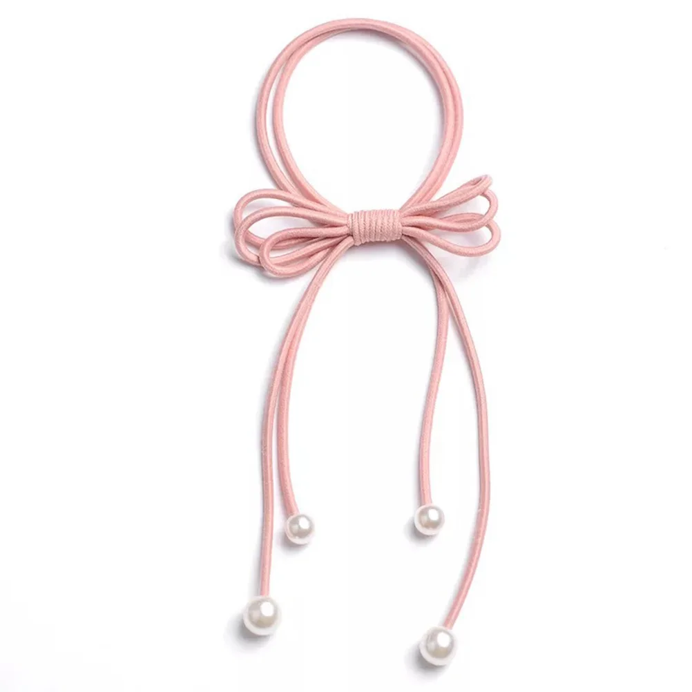 

12pcs Stretch Ring Girls Ponytail Holder Stretch Ring Ponytail Holder Hair Bow Hair Tie Tie Rope Ribbon