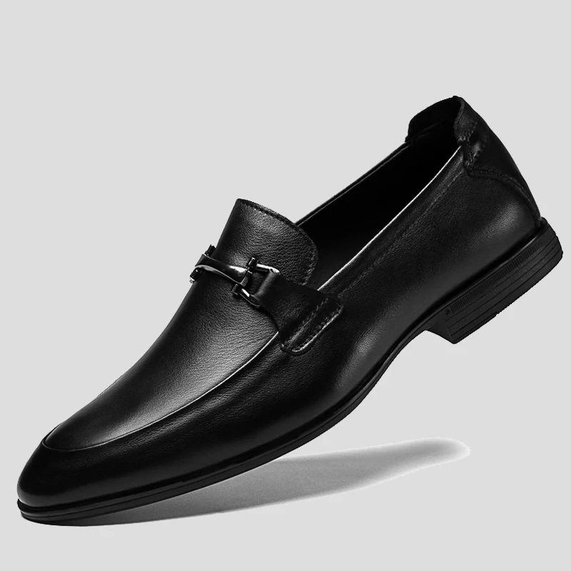 Italiaanse Luxe Merk Mode Heren Vrijetijdsschoenen Loafer Schoenen Heren Echt Lederen Slip-On Formele Schoenen Mocassins Handgemaakte Man Schoenen