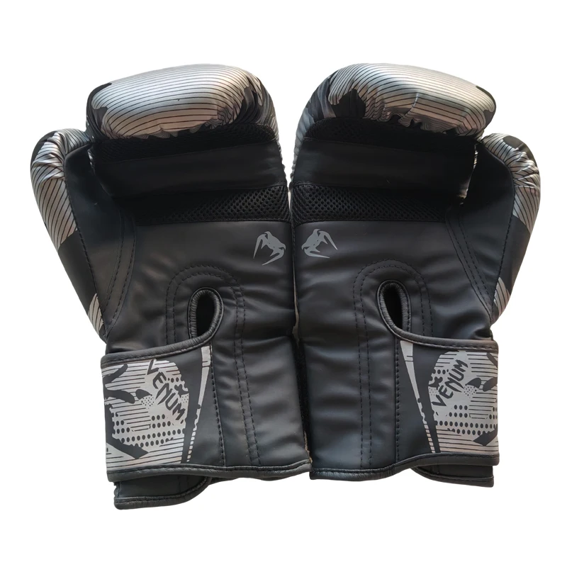 Durable Men's Boxing Gloves, Breathable High-Density Polyester for MMA Training & Heavy Bag, Shock Absorption   Punching Mitts w