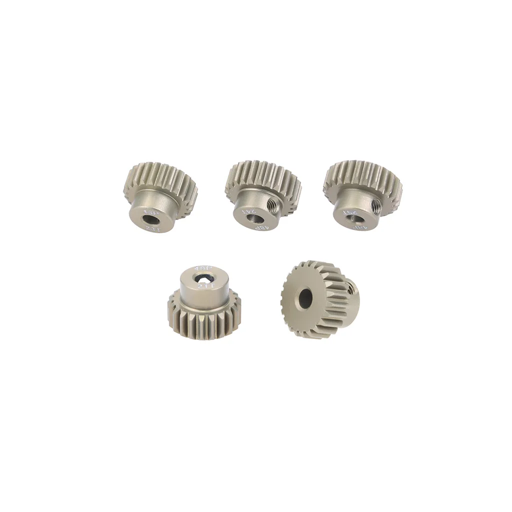 Surpass Hobby 48DP 3.175mm 14T 15T 17T 22T 26T 27T 34T 36T 40T 44T 13T-48T Metal Motor Pinion Gear for 1/12 1/10 RC Car Parts