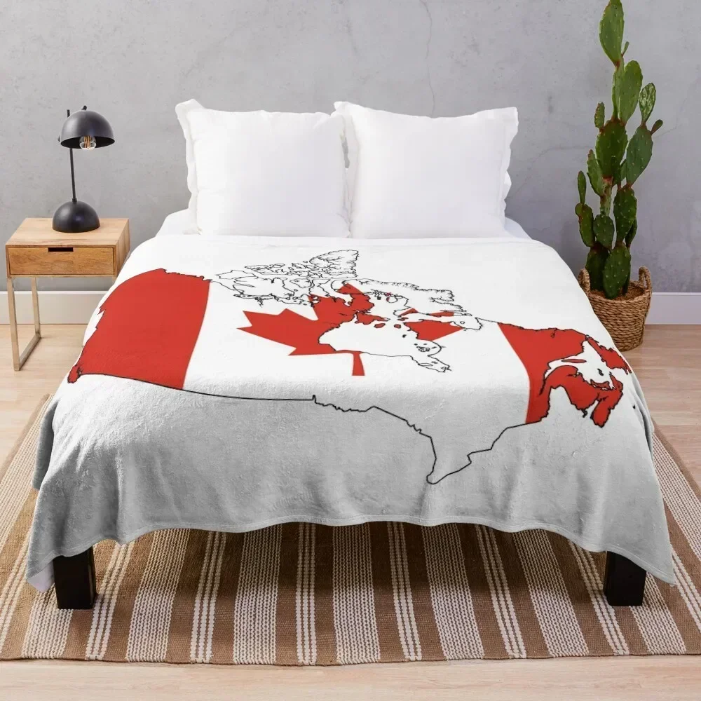 

Canada Throw Blanket Year Round Soft Comfortable Blanket for Home