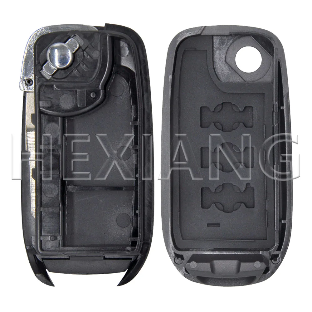 HE 2/3 Button Replacement Flip Car Remote Key Shell Case No Logo For Renault Logan Duster Sandero Oroch