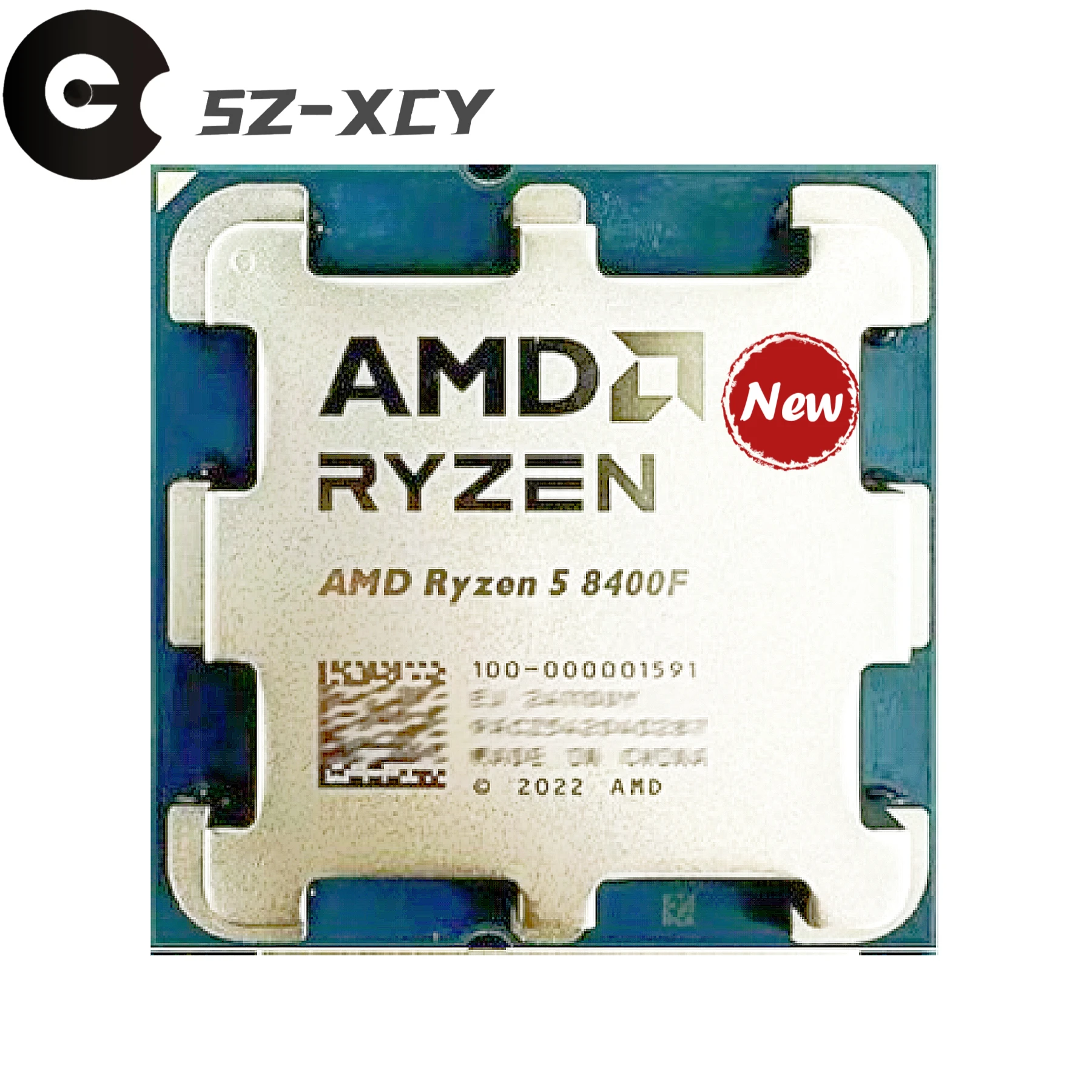 AMD Ryzen 5 8400F New R5 8400F 6 Cores 12 Threads 4.2GHz Desktop computer processor with AM5 Socket CPU