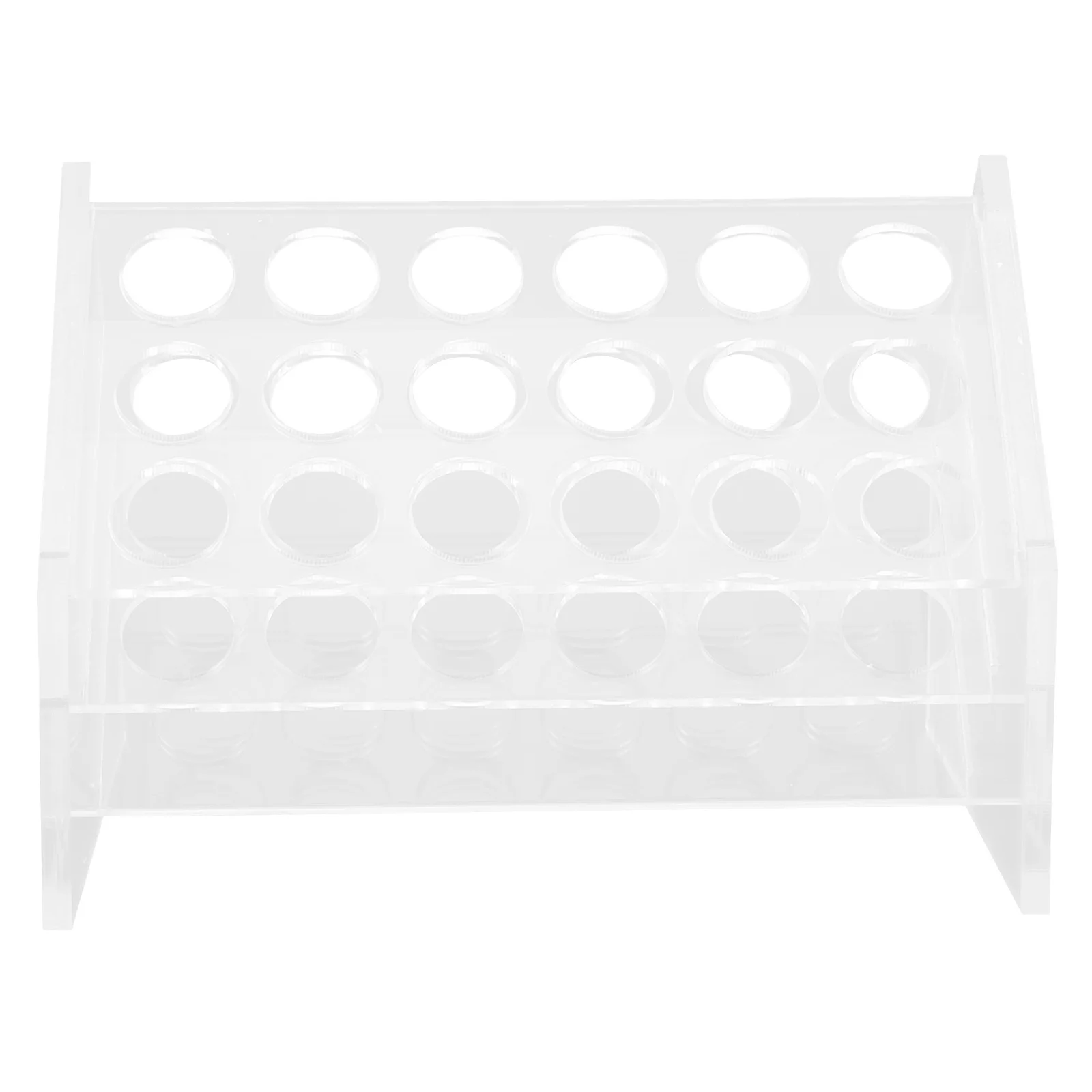 

18 Well Clear Tube Rack Test Tube Holder Laboratory Storage Stand Tubes Stands