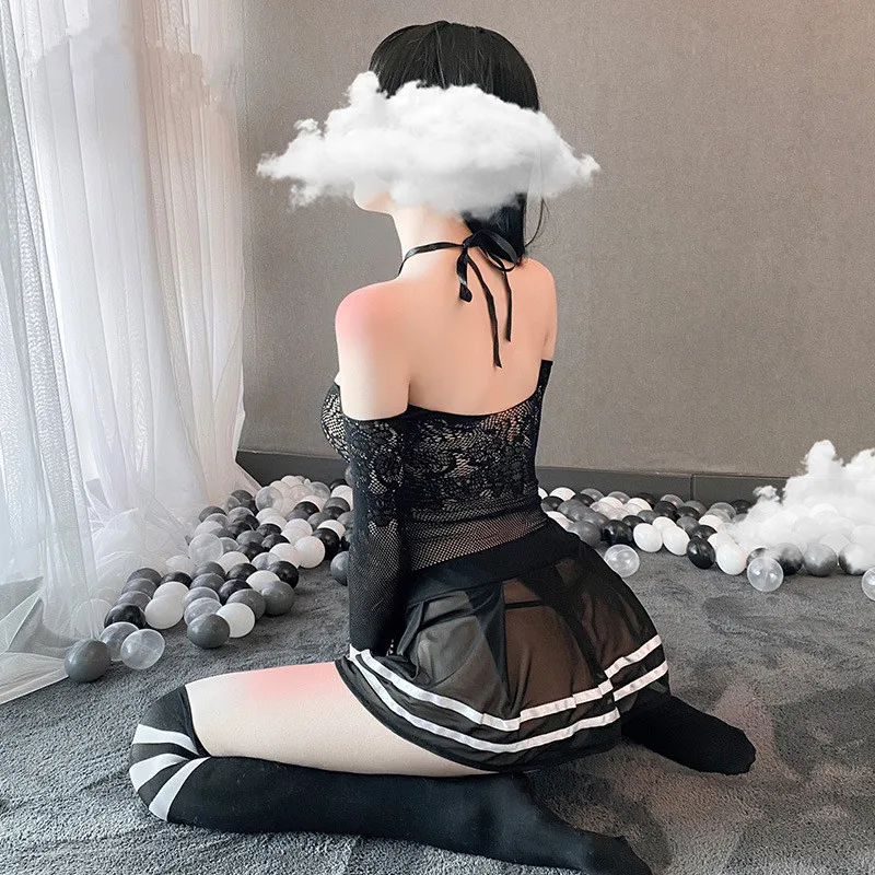 

Sexy Nightgown Set Women Dress Sling Sleepwear Elegant Costume Jacquard Dresses Bright Color Pajama Set With Thongs Baby Doll