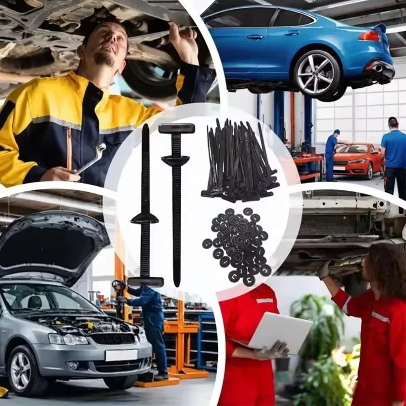 

Cable Tie Buckle Heavy Duty Self-Locking Nylon Zip Ties Holder Universal Multipurpose Plastic Cable Ties Tool