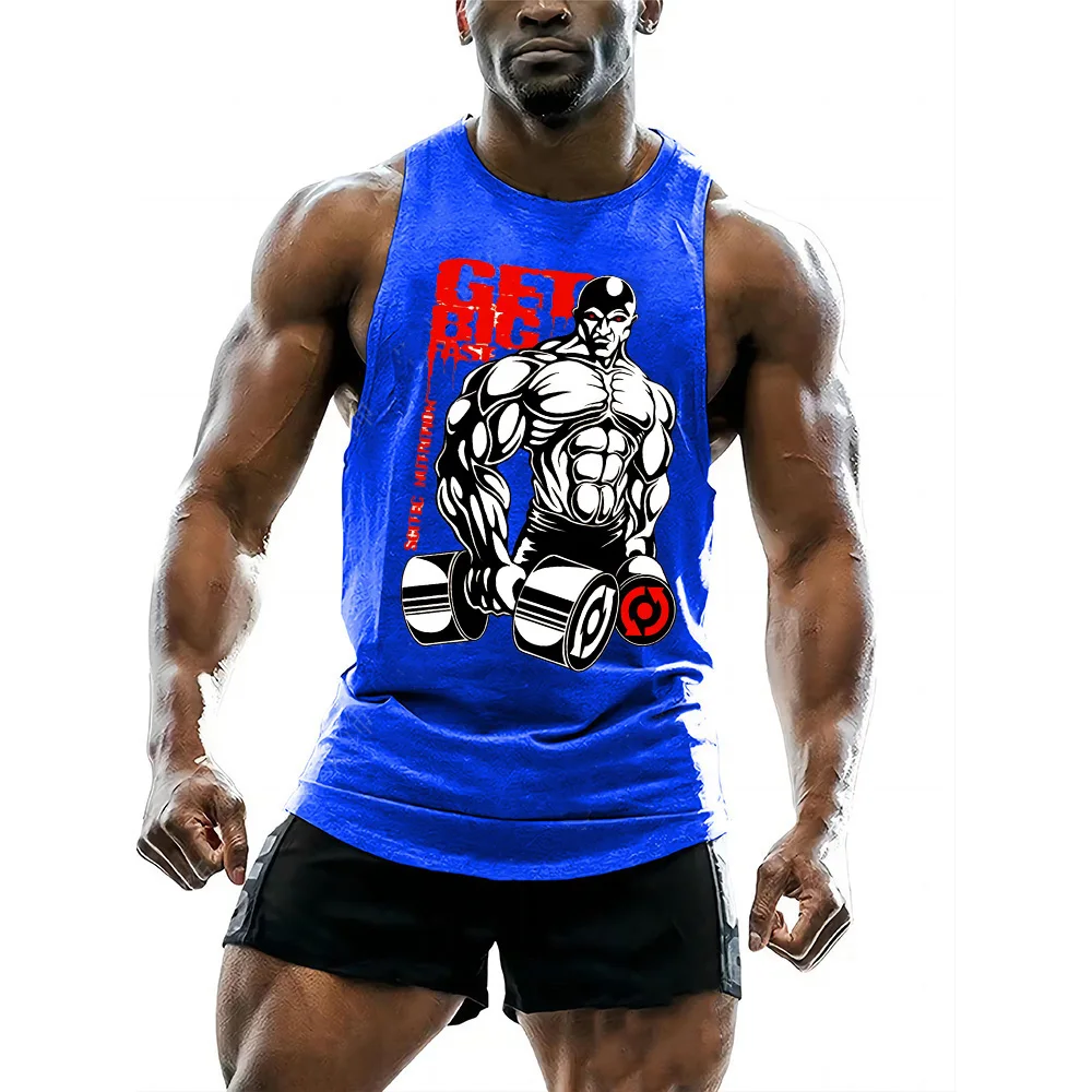 Mens Fitness Sleeveless Comfort Tank Top Mens Sports Shirt Breathable, Fast Drying,Comfortable Fitness Tank Top3DPrinted Top2026